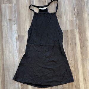 Stone Cold Fox Genuine Leather Black Halter